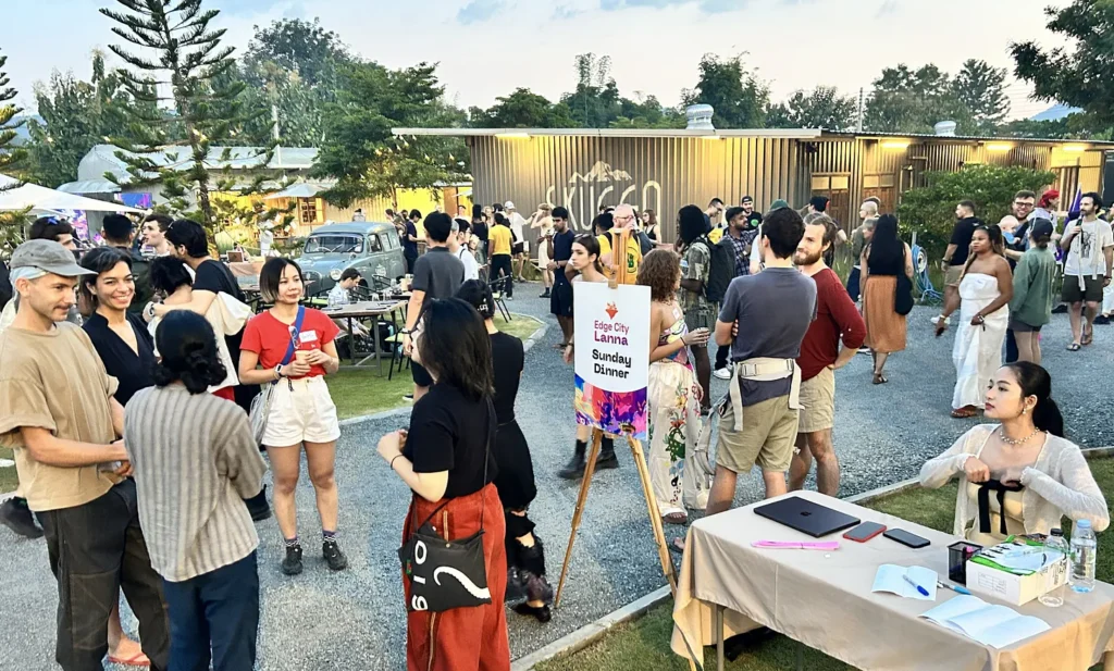 A popup city gathering in Chiang Mai in Oct 2024